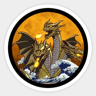 King of the dragon Sticker